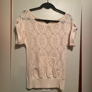 Fun light netted top (need shirt underneath)